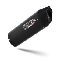 Exhaust compatible with Bmw F700GS 2016-2018, Furore Evo4 Nero, Slip-on exhaust including removable db killer and link pipe, EPA-compliant 