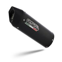 Exhaust compatible with Ktm 250 Duke 2017-2020, Furore Evo4 Nero, Slip-on exhaust including removable db killer and link pipe, not EPA-compliant 
