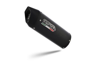 GPR escape compatible con  Suzuki Sv 650 A  2016-2020, Furore Evo4 Nero, Escape legal, homologado, silenciador con db killer desmontable y tubo de conexión específico 