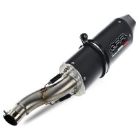 Exhaust compatible with Aprilia Pegaso 650 Ga 1992-1996, Furore Nero, Dual slip-on including removable db killers and link pipes, EPA-compliant 