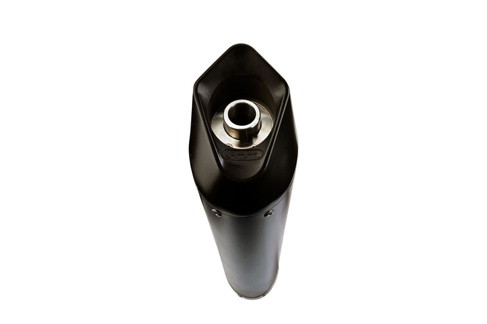 Exhaust compatible with Aprilia Leonardo 125 1996-2006, Furore Nero, Full system exhaust, including removable db killer 