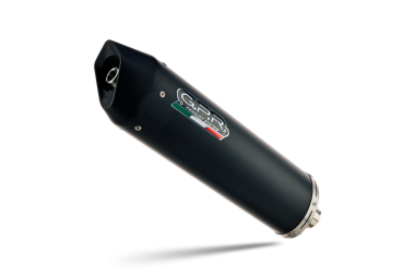Exhaust compatible with Aprilia Leonardo 125 1996-2006, Furore Nero, Full system exhaust, including removable db killer 
