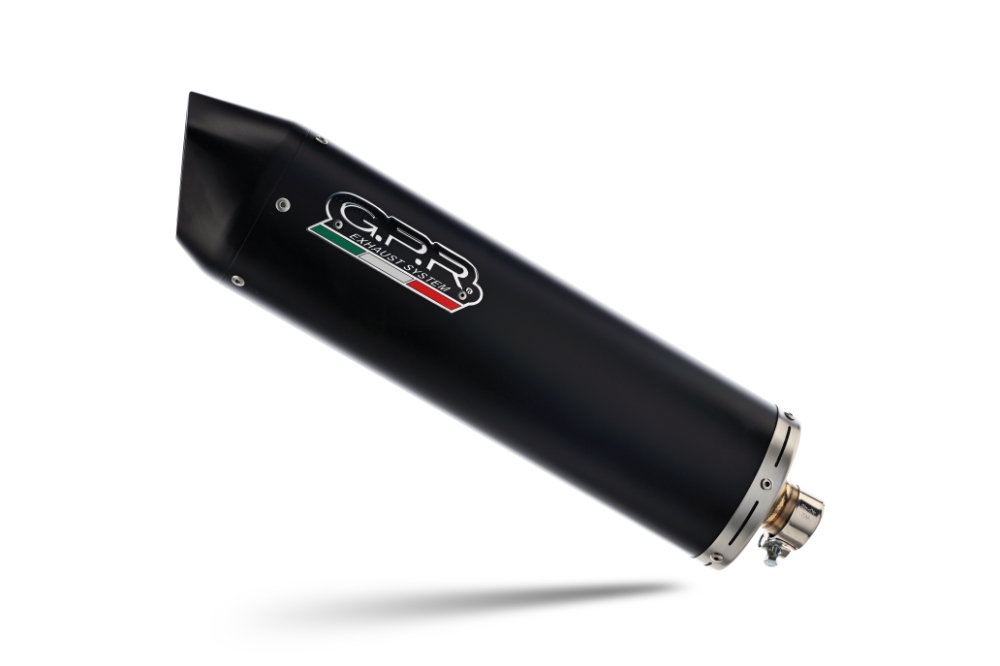 Exhaust compatible with Aprilia Leonardo 125 1996-2006, Furore Nero, Full system exhaust, including removable db killer 