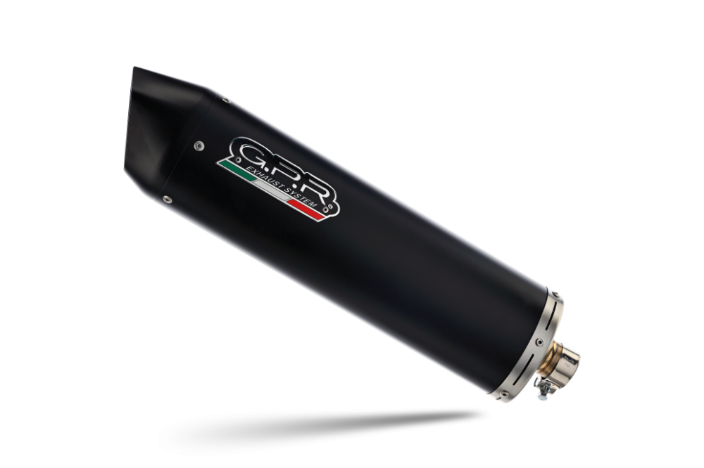 Exhaust compatible with Aprilia Leonardo 150 1997-2006, Furore Nero, Full system exhaust, including removable db killer 