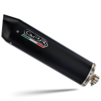 Exhaust compatible with Aprilia Leonardo 150 1997-2006, Furore Nero, Full system exhaust, including removable db killer 