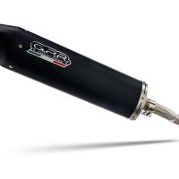 Exhaust compatible with Aprilia Leonardo 125 1996-2006, Furore Nero, Full system exhaust, including removable db killer 
