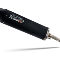 Exhaust compatible with Kymco Agility 125 R16 2021-2023, Furore Nero, Full system exhaust, including removable db killer 