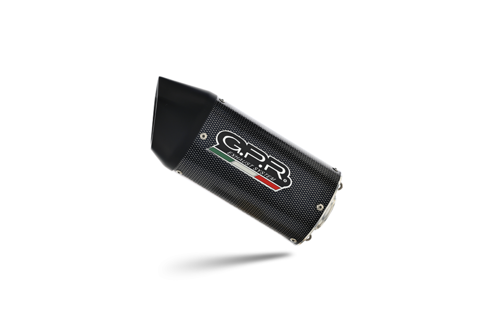 Exhaust compatible with Honda Dn-01 2008-2010, Furore Poppy, Slip-on exhaust including removable db killer and link pipe 