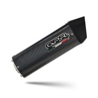 Exhaust compatible with Husqvarna Supermoto 701 2021-2024, Furore Evo4 Poppy, Slip-on exhaust including link pipe and removable db killer 