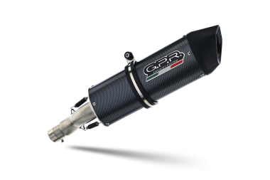Exhaust compatible with Bmw R1200ST R1200RT 2003-2008, Furore Poppy, Slip-on exhaust including removable db killer and link pipe 