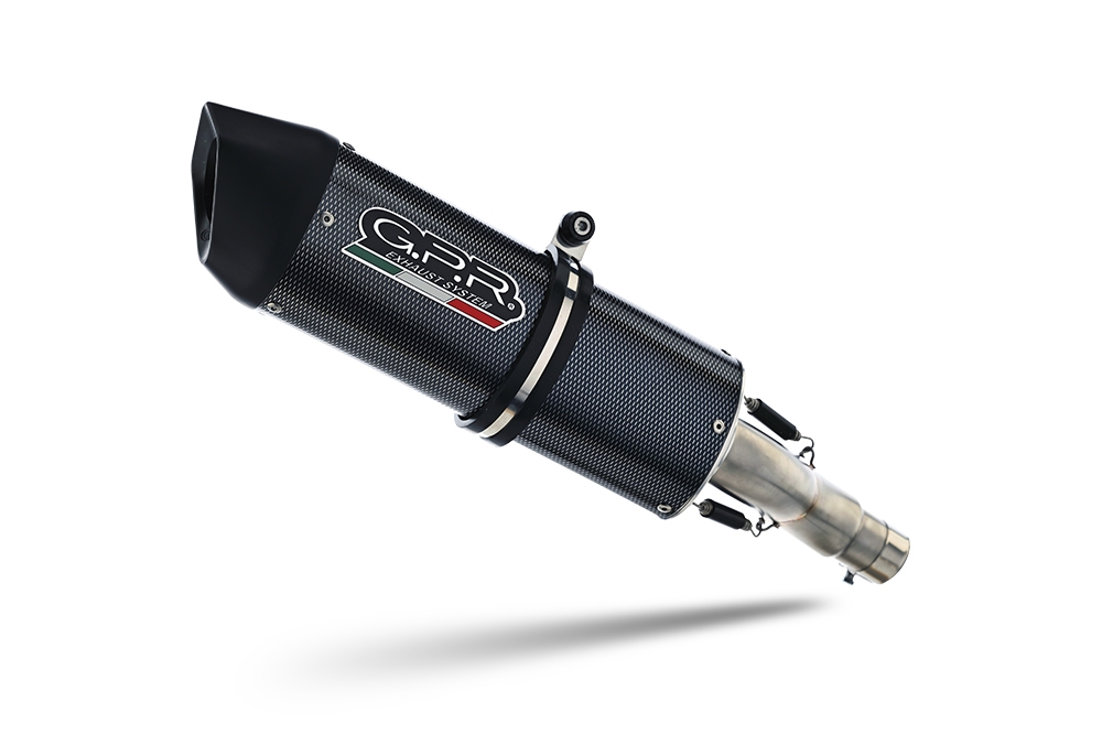 Exhaust compatible with Ducati Monster 600 1993-2000, Furore Poppy, Dual slip-on including removable db killers and link pipes, EPA-compliant 