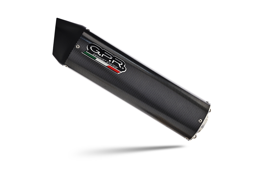 Exhaust compatible with Aprilia Rx 125 2021-2024, Furore Evo4 Poppy, Slip-on exhaust including link pipe and removable db killer 