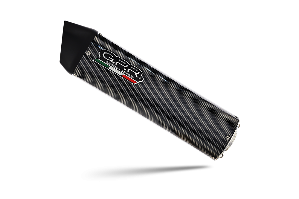 Exhaust compatible with Aprilia Rx 125 2021-2024, Furore Evo4 Poppy, Slip-on exhaust including link pipe and removable db killer 