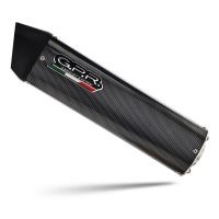 Exhaust compatible with Aprilia Rx 125 2021-2024, Furore Evo4 Poppy, Slip-on exhaust including link pipe and removable db killer 