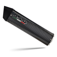 Exhaust compatible with Aprilia Rx 125 2021-2024, Furore Evo4 Poppy, Slip-on exhaust including link pipe and removable db killer 