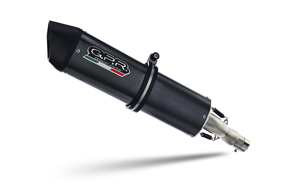 Exhaust compatible with Aprilia Rx 125 2021-2024, Furore Evo4 Poppy, Slip-on exhaust including link pipe and removable db killer 