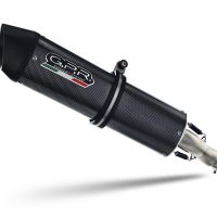 Exhaust compatible with Aprilia Rx 125 2018-2020, Furore Evo4 Poppy, Slip-on exhaust including removable db killer and link pipe 