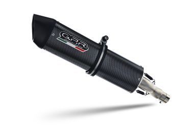 GPR escape compatible con  Kawasaki Kle 500 1991-2007, Furore Poppy, Escape legal, homologado, silenciador con db killer desmontable y tubo de conexión específico 