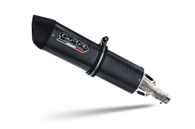 GPR escape compatible con  Kawasaki Klr 650  1988-2005, Furore Poppy, Escape legal, homologado, silenciador con db killer desmontable y tubo de conexión específico 