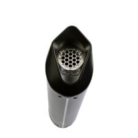 Exhaust compatible with Aprilia Rx 125 2021-2024, Furore Evo4 Poppy, Slip-on exhaust including link pipe and removable db killer 