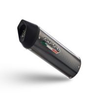 Exhaust compatible with Aprilia Rx 125 2021-2024, Furore Evo4 Poppy, Slip-on exhaust including link pipe and removable db killer 