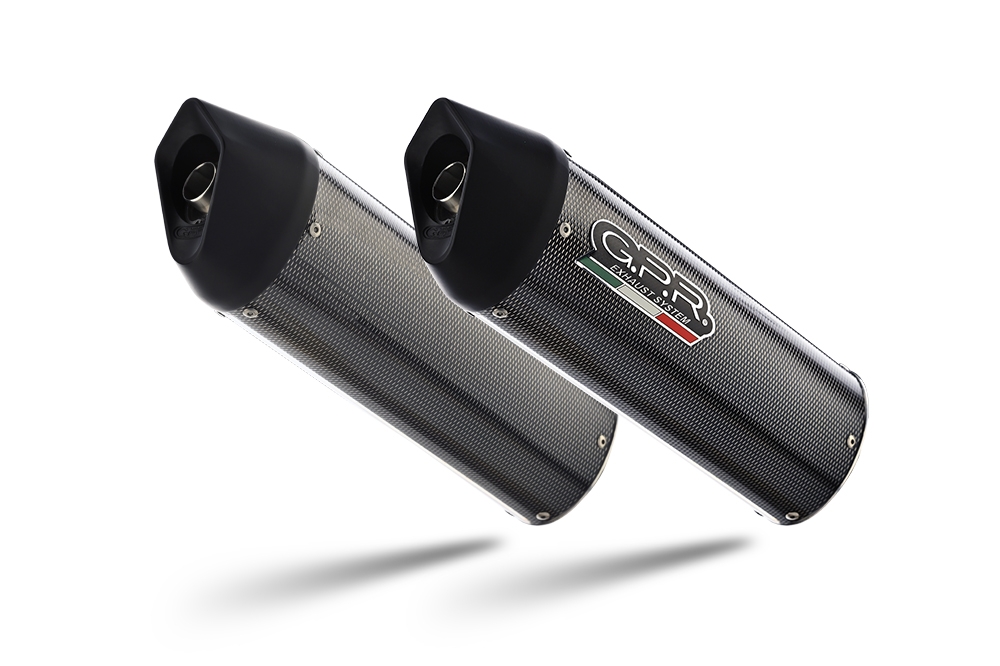 Exhaust compatible with Ducati Monster 600 1993-2000, Furore Poppy, Dual slip-on including removable db killers and link pipes, EPA-compliant 