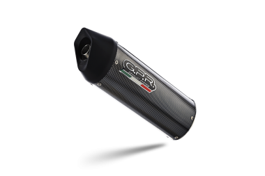 GPR escape compatible con  Honda Dominator Nx 650  1988-2001, Furore Poppy, Escape semi-completo homologado con db killer extraible 