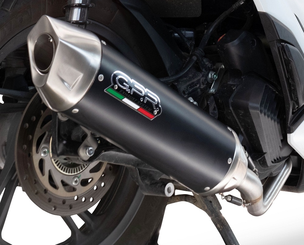 Exhaust compatible with Zontes M 350 2023-2025, Furore-X Scooter, Full system exhaust, including removable db killer 