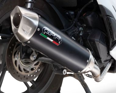 Exhaust compatible with Zontes M 350 2023-2025, Furore-X Scooter, Full system exhaust, including removable db killer 