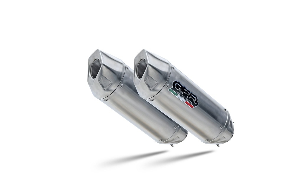 GPR exhaust compatible with  Aprilia Pegaso Strada 650 2005-2011, Furore-X Inox, Dual slip-on including removable db killers and link pipes, EPA-compliant 