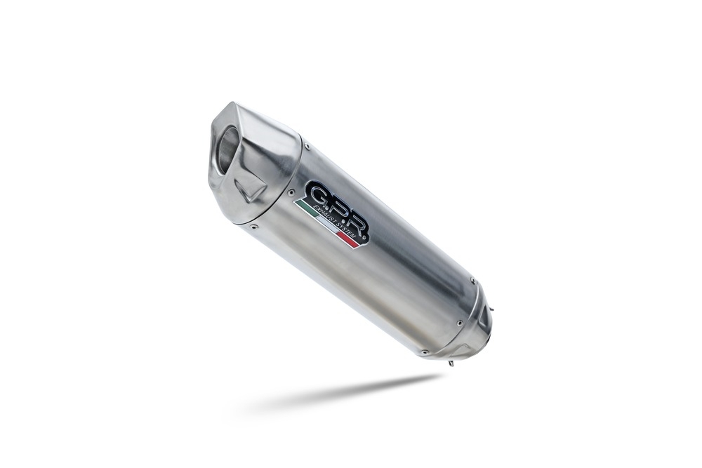 GPR exhaust compatible with  Ktm RC 390 2022-2024, Furore-X Inox, Slip-on exhaust including removable db killer and link pipe 