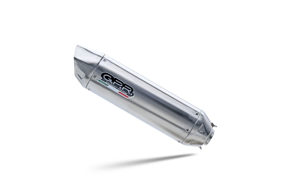 GPR exhaust compatible with  Ktm RC 390 2022-2024, Furore-X Inox, Slip-on exhaust including removable db killer and link pipe 