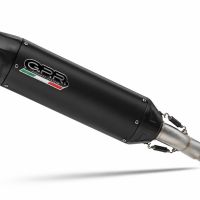GPR escape compatible con  Triumph Tiger 900 GT / Pro / Rally Pro 2024-2025, Furore-X Titanio Nero, Escape legal, homologado, silenciador con db killer desmontable y tubo de conexión específico 