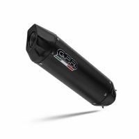GPR exhaust compatible with Triumph Tiger 900 GT / Pro / Rally Pro 2024-2025, Furore-X Titanio Nero, Slip-on exhaust including removable db killer and link pipe, not EPA-compliant 