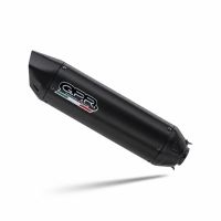 GPR exhaust compatible with Triumph Tiger 900 GT / Pro / Rally Pro 2024-2025, Furore-X Titanio Nero, Slip-on exhaust including removable db killer and link pipe, not EPA-compliant 