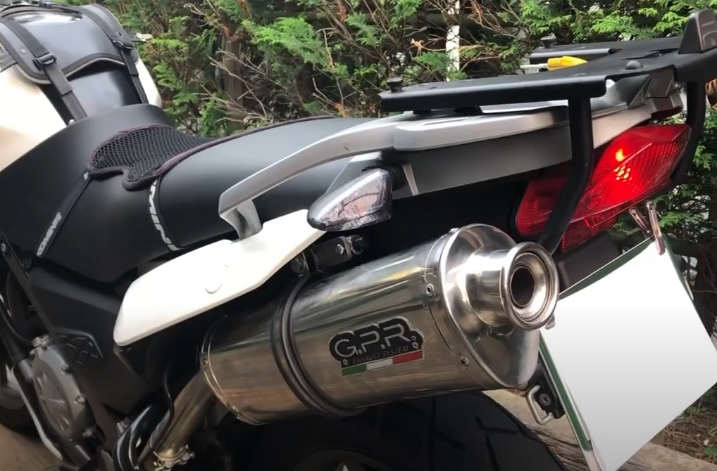 GPR exhaust compatible with  Bmw G650GS - Sertao 2010-2016, Trioval, Slip-on exhaust including removable db killer and link pipe, not EPA-compliant 