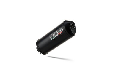 GPR escape compatible con  Moto Guzzi Stelvio 1200 4V  2008-2010, Ghisa , Escape legal, homologado, silenciador con db killer desmontable y tubo de conexión específico 