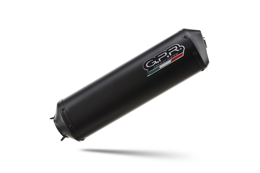 Exhaust compatible with Bmw F650CS Scarver 2001-2006, Ghisa , Slip-on exhaust including removable db killer and link pipe, EPA-compliant 