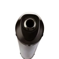 Exhaust compatible with Kawasaki Versys 650 2006-2014, Ghisa , Slip-on exhaust including removable db killer and link pipe 