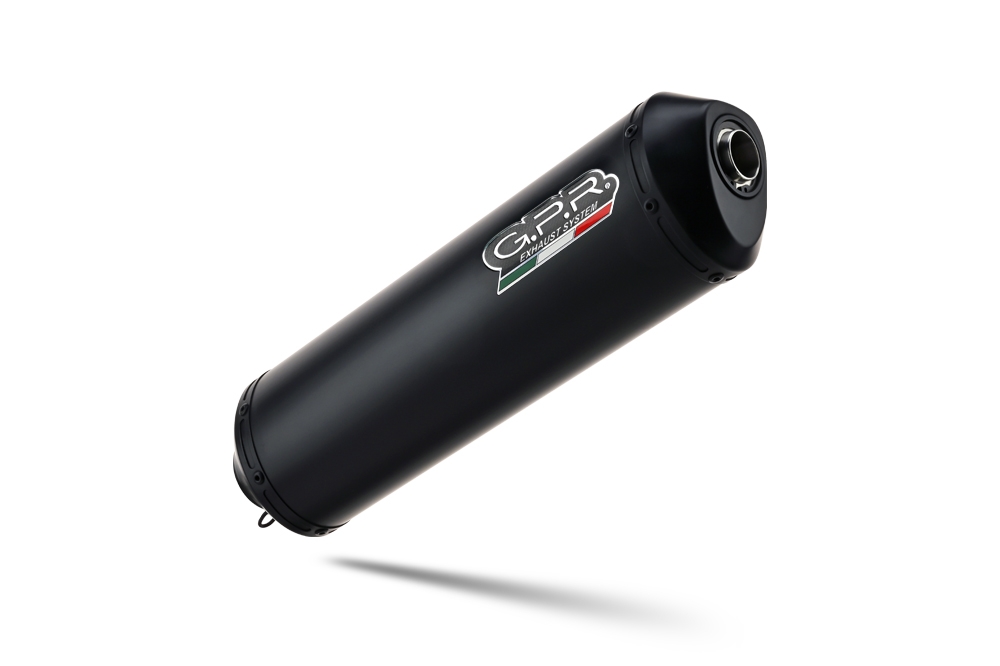 Exhaust compatible with Bmw F650CS Scarver 2001-2006, Ghisa , Slip-on exhaust including removable db killer and link pipe, EPA-compliant 