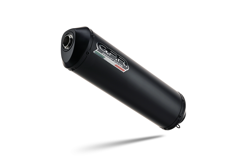 Exhaust compatible with Royal Enfield Himalayan 410 DIAM 42.5 2017-2020, Ghisa , Slip-on exhaust including link pipe and removable db killer 