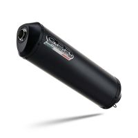 Exhaust compatible with Honda Transalp XL650V 2000-2006, Ghisa , Slip-on exhaust including removable db killer and link pipe, EPA-compliant 