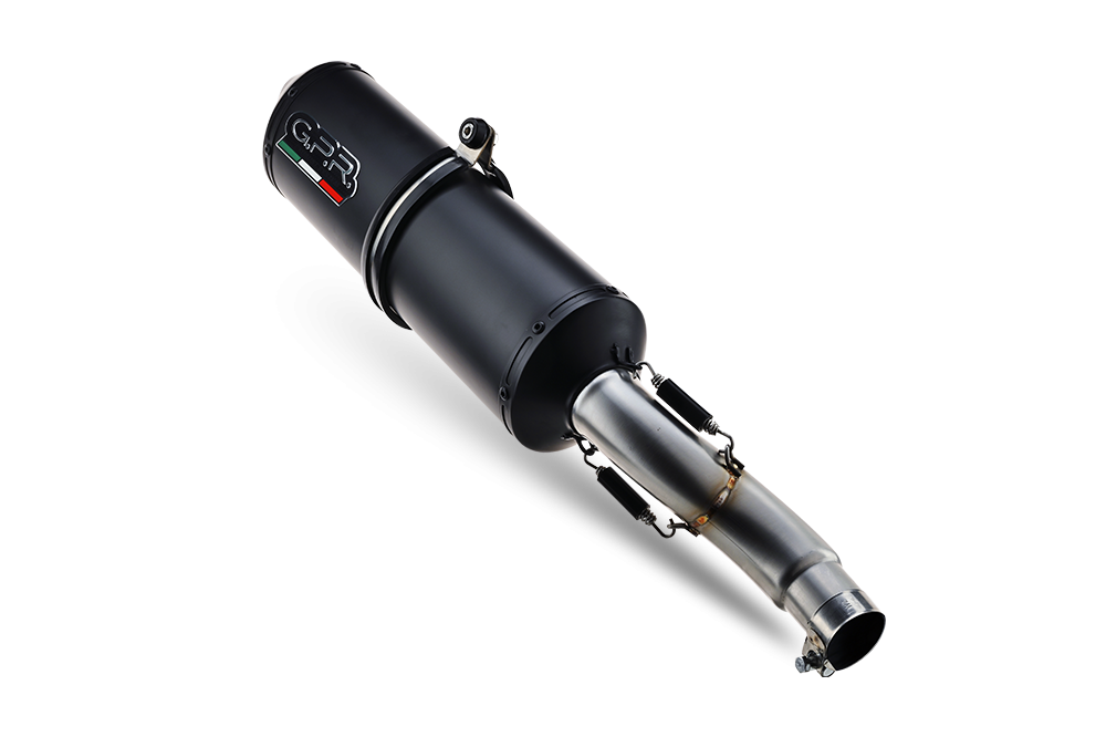 Exhaust compatible with Honda Rebel 500 2021-2023, Ghisa , Slip-on exhaust including removable db killer and link pipe 