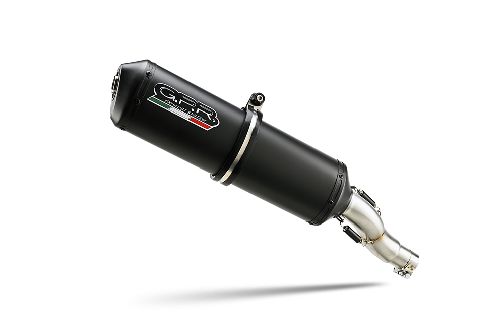 Exhaust compatible with Honda Rebel 500 2021-2023, Ghisa , Slip-on exhaust including removable db killer and link pipe 