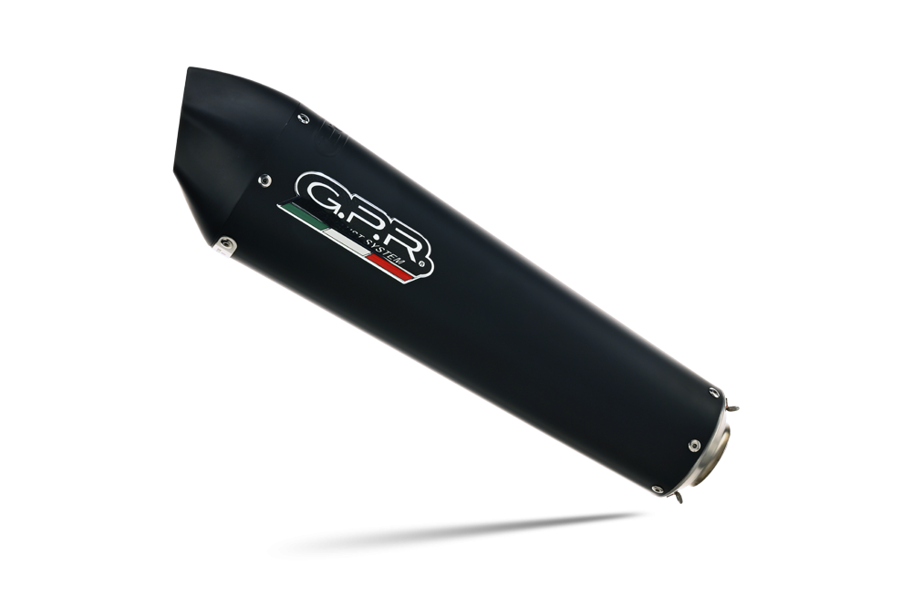 Exhaust compatible with Can Am Spyder Rs 1000 2008-2012, Gpe Ann. Black titanium, Slip-on exhaust including removable db killer and link pipe 
