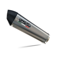 Exhaust compatible with Bmw F900XR F900R 2020-2025, GP Evo4 Titanium, Slip-on exhaust including removable db killer and link pipe 