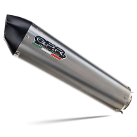 Exhaust compatible with Bmw F 800 Gs 2024-2025, GP Evo4 Titanium, Slip-on exhaust including removable db killer and link pipe 