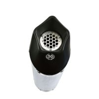 Exhaust compatible with Voge 900DSX 2024-2025, GP Evo4 Titanium, Slip-on exhaust including removable db killer and link pipe 