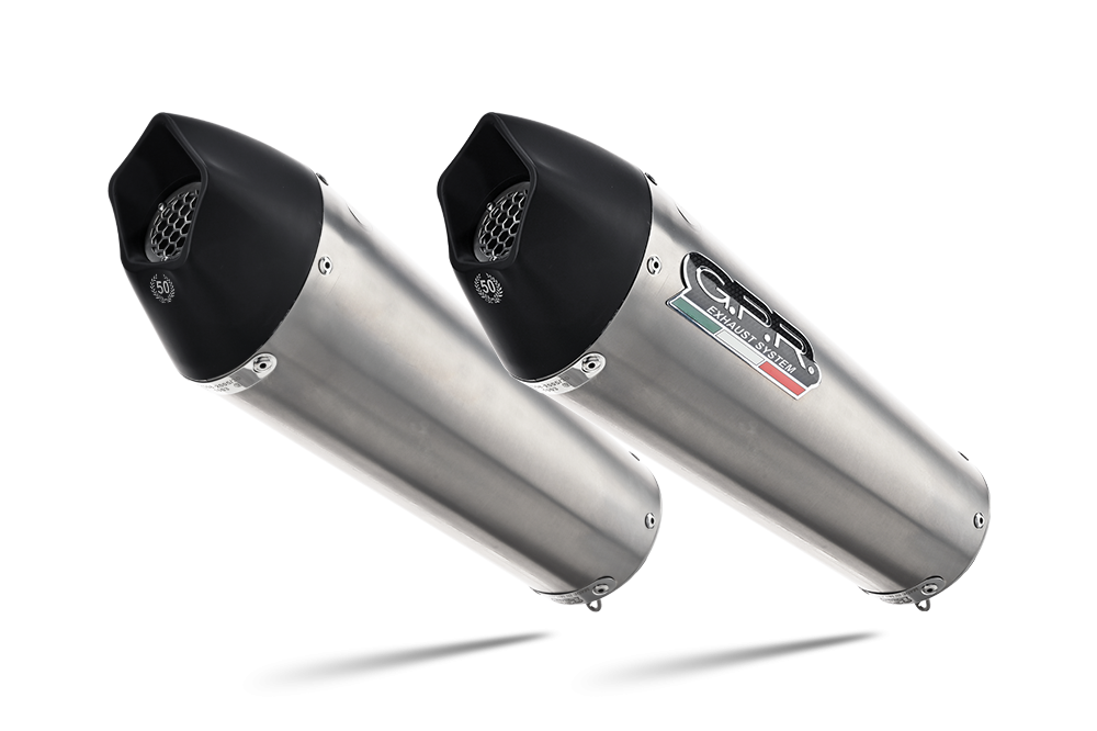 Exhaust compatible with Bmw K1600GT 2022-2025, GP Evo4 Titanium, Dual slip-on including removable db killers and link pipes 
