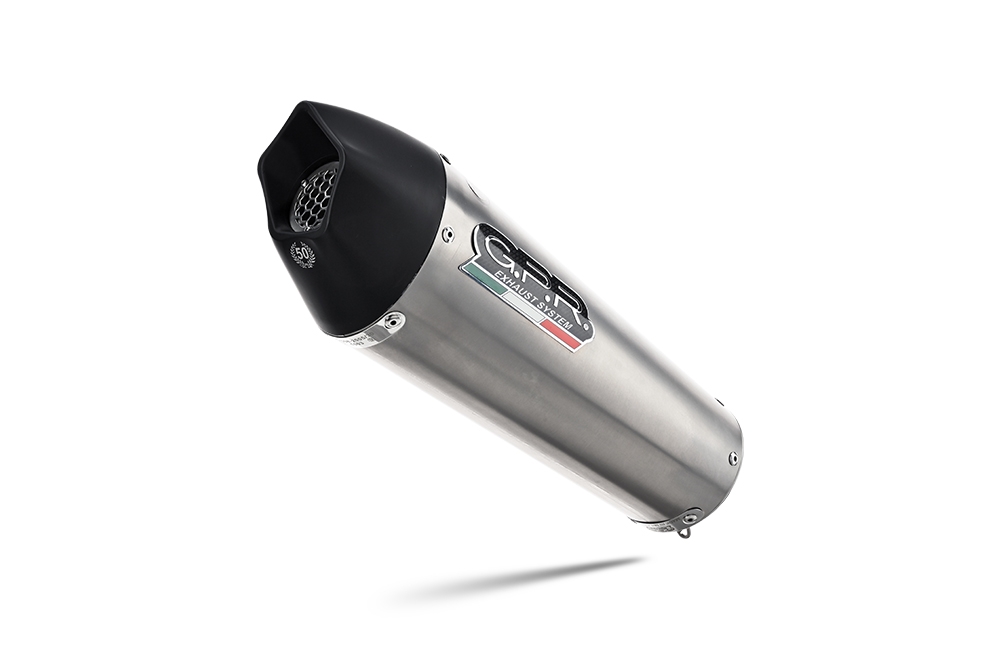 Exhaust compatible with Voge 900DSX 2024-2025, GP Evo4 Titanium, Slip-on exhaust including removable db killer and link pipe 